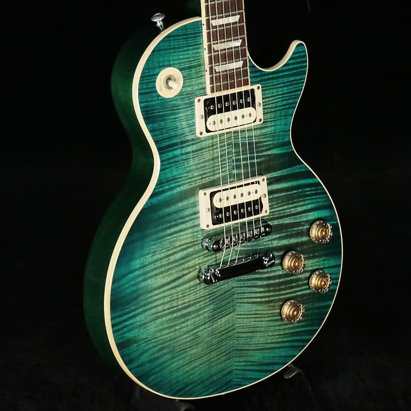 Gibson USA Les Paul Standard Plus Ocean Water 2014 [03/26] | Reverb