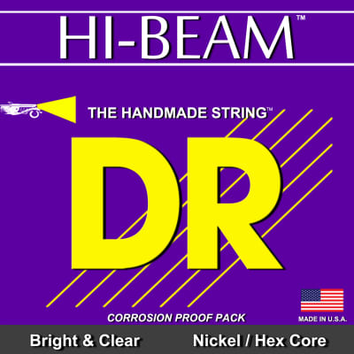 DR Hi-Beam 9-42 Bright & Clear Nickel/Hex Core LTR-9 9 11 16 24 33 42 image 2