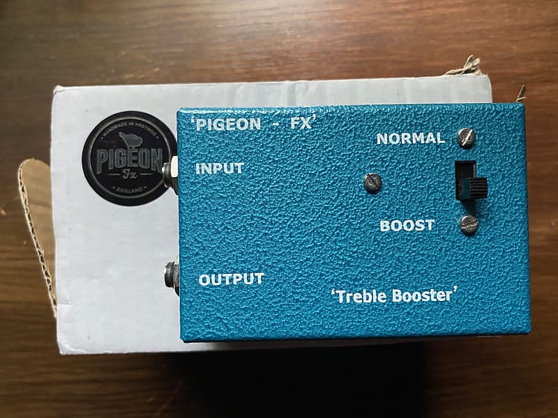 Pigeon FX Hornby Skewes Treble Booster clone amp-top pedal | Reverb