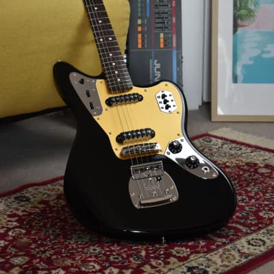 AS NEW 2024 Fender Japan Ishibashi FSR Traditional ‘60s Jaguar Black w/Anodised Pickguard, MIJ, Offset, Shop Order image 5