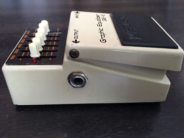 BOSS GE-6 グラフィック イコライザー　made in JAPAN GE-6 Graphic Equalizer（グラフィックイコライザー） │ BOSS