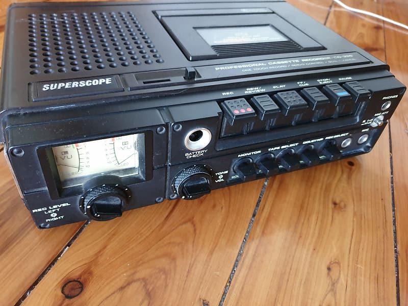 Superscope CD330 Professional Cassette Recorder Reverb