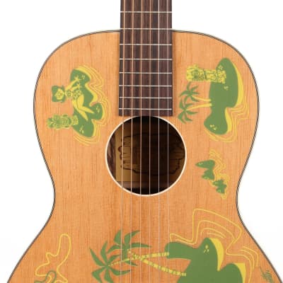 Mollo Tiki Man Parlor Acoustic Guitar Used image 6