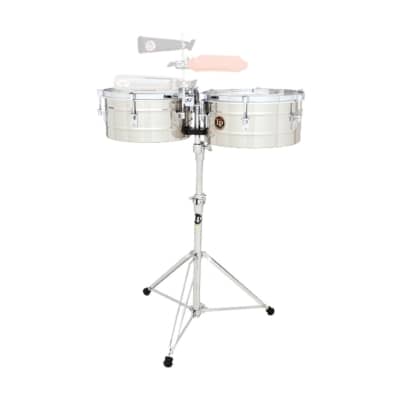 Pearl Primero 13/14 Steel Timbales w/Stand, Stick | Reverb