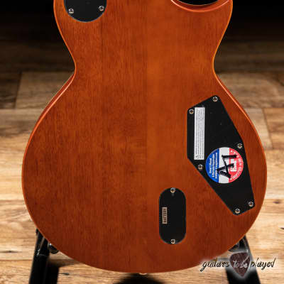 ESP LTD Deluxe EC-1000T LH Left-Handed Flame Top Guitar – Honey Burst Satin image 7