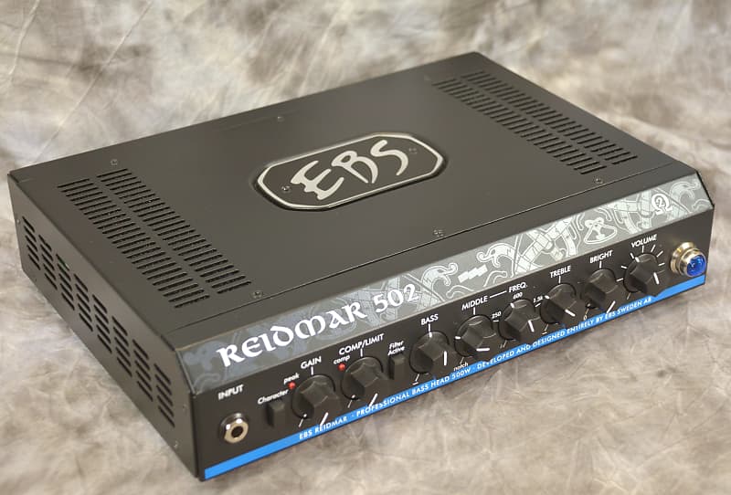 EBS Reidmar 502 Lightweight Class D Bass Amp Head - 500W image 1