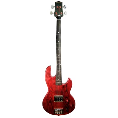 Form Factor Audio  Wombat 4 Burgundy ash Electric Bass Guitar for sale