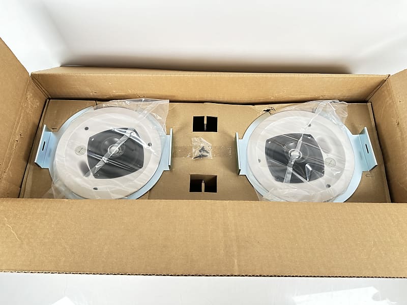 JBL Control 24CT 2-Way Ceiling Speakers 70V/100V Transformer White (Pair) image 1