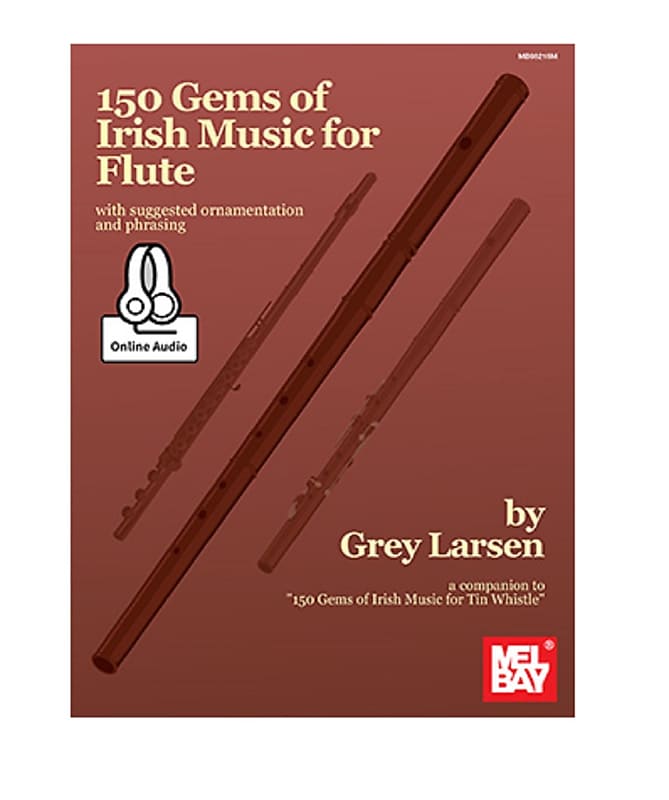 Mel Bay 98216M 150 Gems of Irish Music for Flute (Book + Online Audio) by Grey Larsen image 1