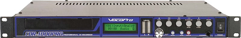 VocoPro Professional Single Rack CD Recorder/Player image 1