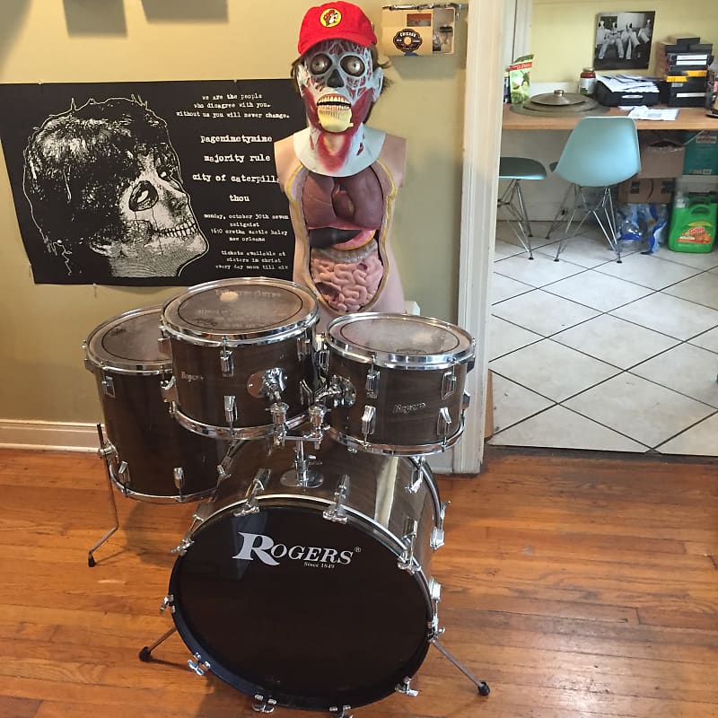 Rogers Script badge era Londoner drum set 12, 13, 16, 22 70s New