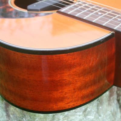 Yairi G1-FN OOO size Electric Acoustic Guitar 1998 Natural+Original Yairi Hard Case image 17