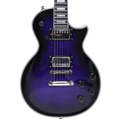 10S GF Modern Flame Maple Electric Guitar Purple Burst for sale
