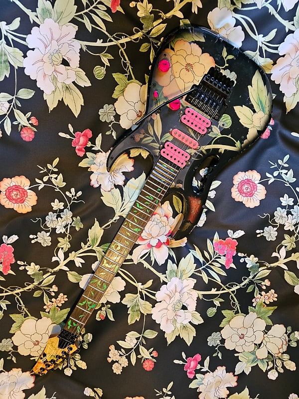 Floral Fabric Ibanez Jem 77fp Floral Pattern Jay Yang Model Reverb