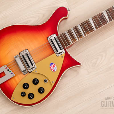 2021 Rickenbacker 660/12 12 String Guitar Fireglo, Near-Mint w/ Hangtags & Case for sale