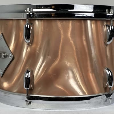 Gretsch 20/12/16" 1960's Round Badge Drum Set - Sunset Satin Flame image 14