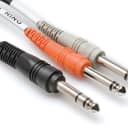 Hosa STP-204 Insert Cable 1/4"" TRS to 1/4"" TS 4m