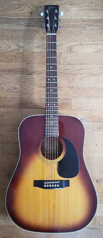 Goya/Martin G-312 TS 1970s Tobacco Sunburst Acoustic Guitar w/Bag image 1