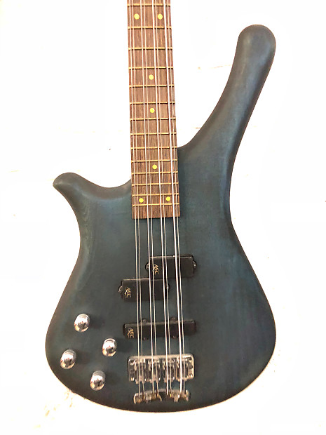 Warwick Custom Shop Fortress (left-handed) 2002 Ocean Blue OFC (Satined Surface) image 1