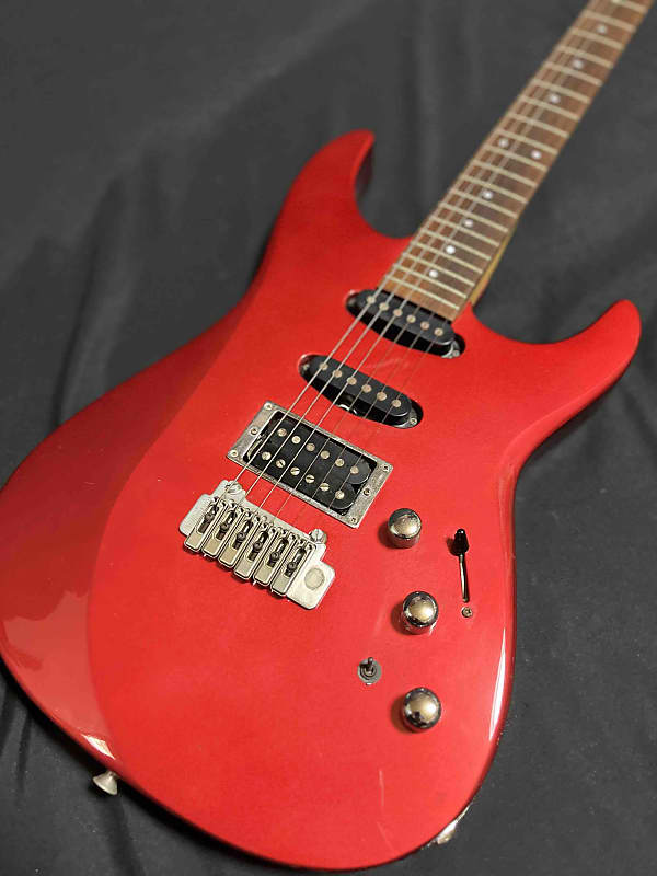 Fernandes FR-65S w/ Sustainer Strat 1990s - Metalic Red MIJ