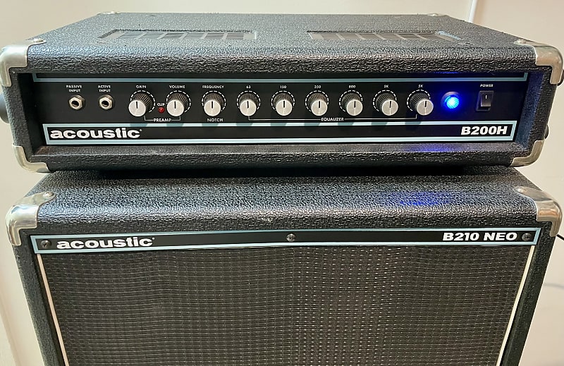 Acoustic B200H 200Watt Bass Amp Head * John Paul Jones of Reverb