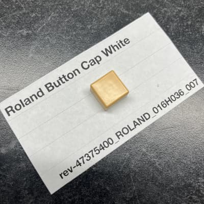 ORIGINAL Roland White Button Cap (016H036) for Juno-6, Juno-60