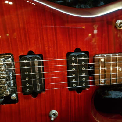 2013 Music Man John Petrucci Signature BFR 6 Ruby Flame Piezo Flame Maple image 6