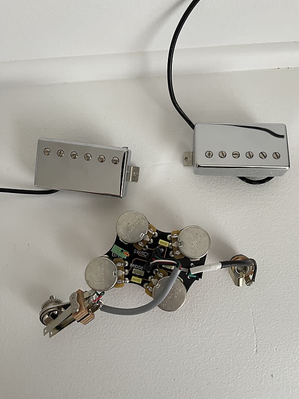 Gibson Sg Wiring Harness Pcb With Pickups Reverb