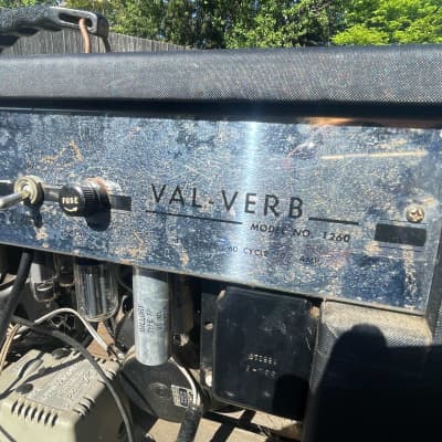 1963 National Val-verb 1260 Amp (valco) with dearmond tremolo control image 7