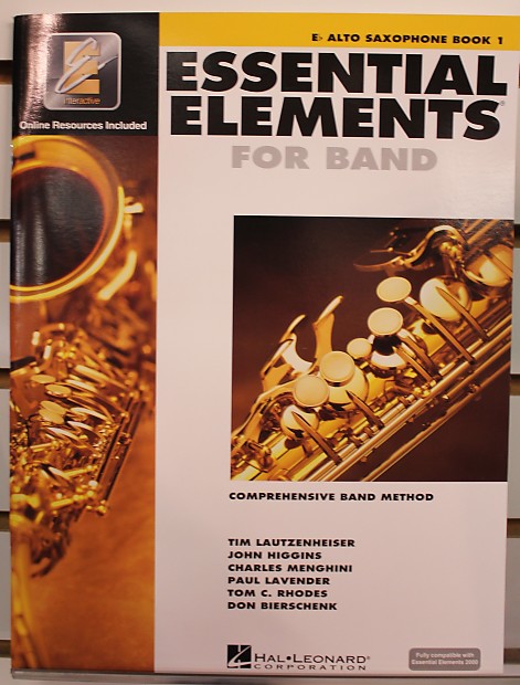 Hal Leonard Essential Elements for Band - Eb Alto Saxophone Book 1 with EEi image 1