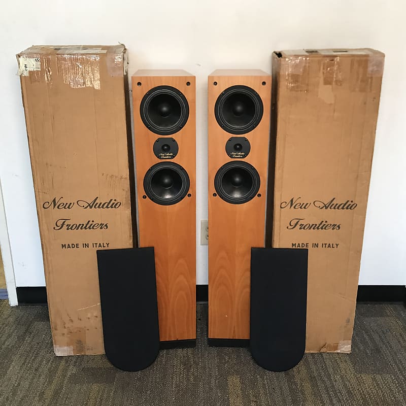 New Audio Frontiers Futura Tower Speakers  			