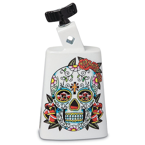Latin Percussion LP204C-SS Collectabells Sugar Skull Black Beauty Cowbell image 1