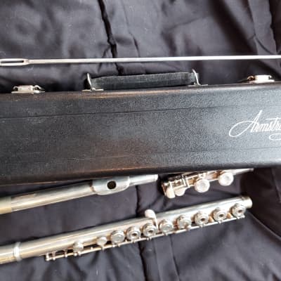 Armstrong Model 103 Open-Hole C-Foot flute, USA image 5
