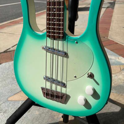 Jerry Jones Longhorn Electric Bass | 4-String | Seafoam Green Burst for sale