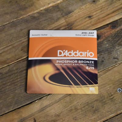 D'Addario EJ15 Acoustic Strings 10-47 image 1