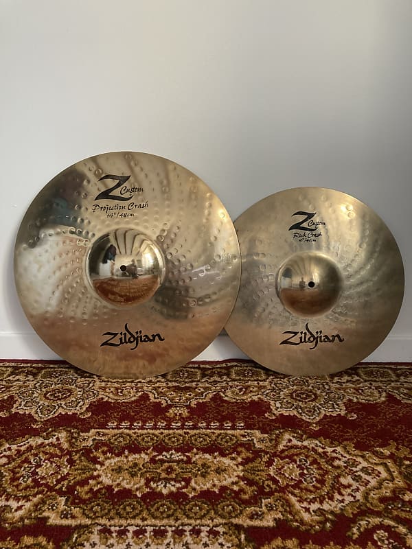 Zildjian Z custom rock 16 / Z custom projection crash 19 brilliant