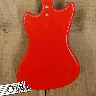National Valco Supro Colt Guitar Vintage 1960s Red Used image 7