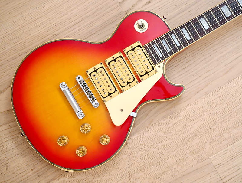 ギター GRECO EG-600C 1978s made in JAPAN 1978 Greco EG600PR Triple Pickup Custom Cherry Sunburst, Ace