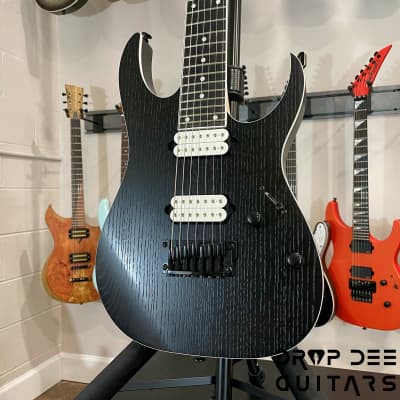 Ibanez Prestige RGR752AHBF 7-String Electric Guitar w/ Case-Weathered Black image 4