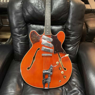 Framus Atlantic early 1960’s electric guitar - Red/Orange for sale