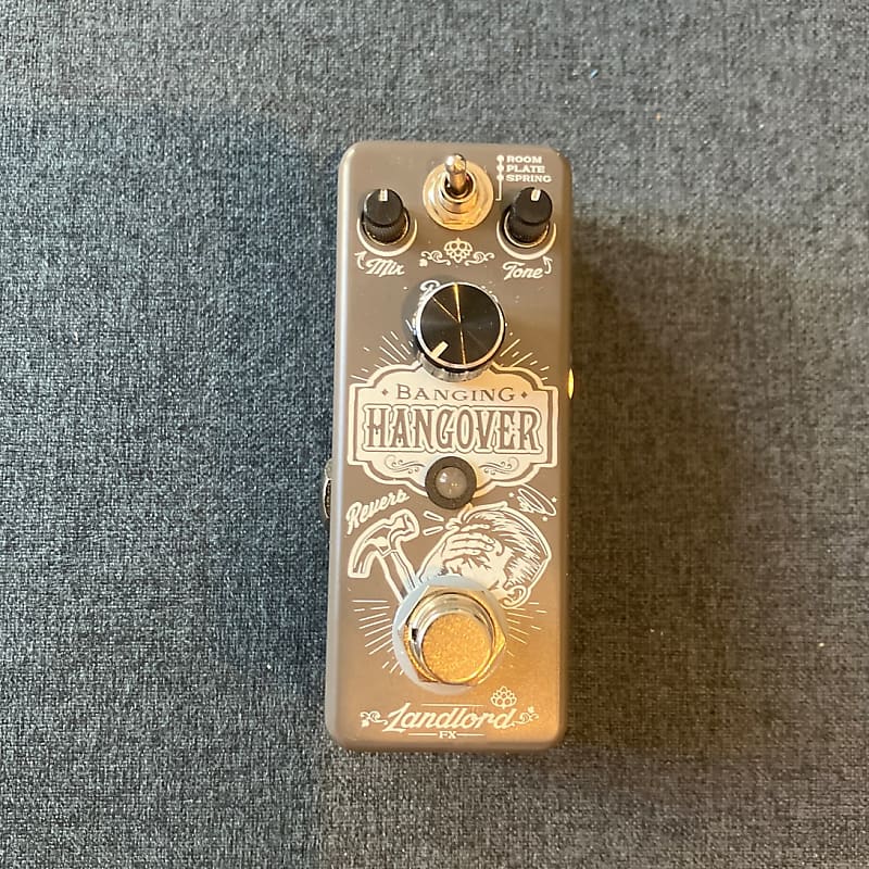 Landlord fx Banging Hangover Mini Reverb Pedal 2020 Grey | Reverb