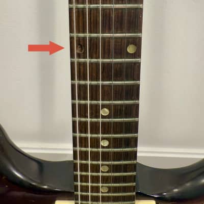 Epiphone Olympic Double Batwing Headstock with Maestro 1963- 1970 - Sunburst image 21