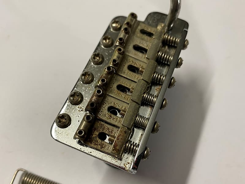 邦楽 Re:ERA 1980s original Fender Japan JV Serial Stratocaster bridge