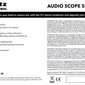 Marantz Professional Audio Scope SB-C2 X/Y Stereo Condenser Microphone Black image 2