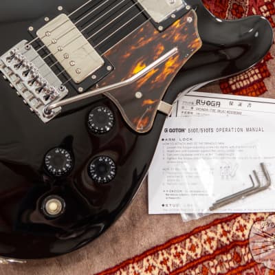ギター RYOGA CICADA T2E RYOGA Cicada-T2E Semi-Acoustic Jet Black 2023 Carved Top