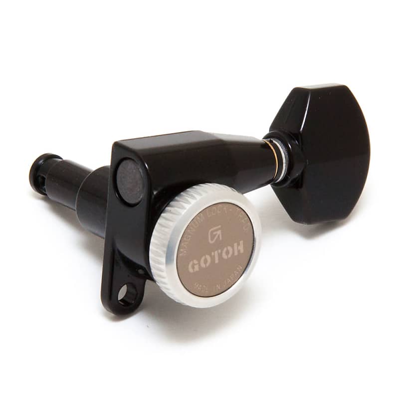 Gotoh SG360 Traditional Magnum Locking Tuners 6 In Line Right Handed Black 07 Reverb