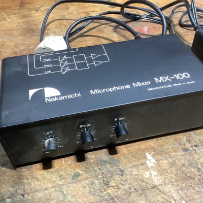 Nakamichi MX-100 Microphone Mixer + PS 100 Power supply | Reverb