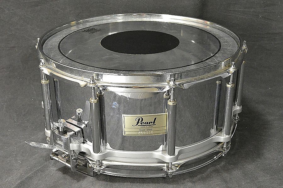 Pearl B-9114ED Free-Floating Brass 14x8 Snare Drum (2nd Gen) 1993