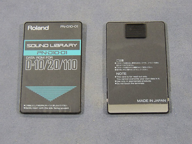 韓国ブランド通販サイト Roland Reverb | D10,D20,D110. for card Library Sound PN-D10-01 鍵盤楽器