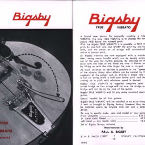 Bigsby Catalog 1963 image 6
